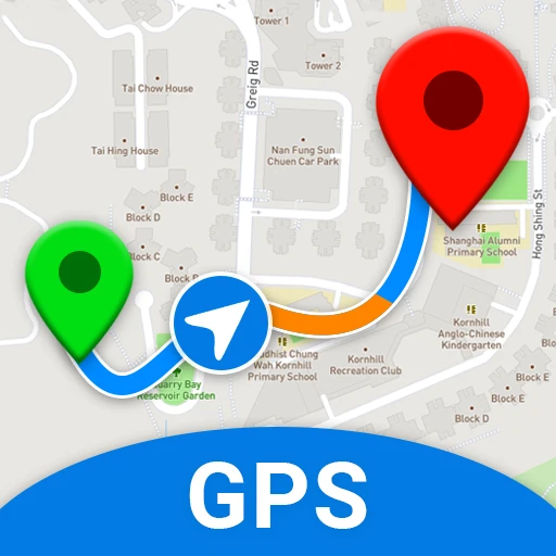 ناوبری GPS: نقشه زمین زنده
