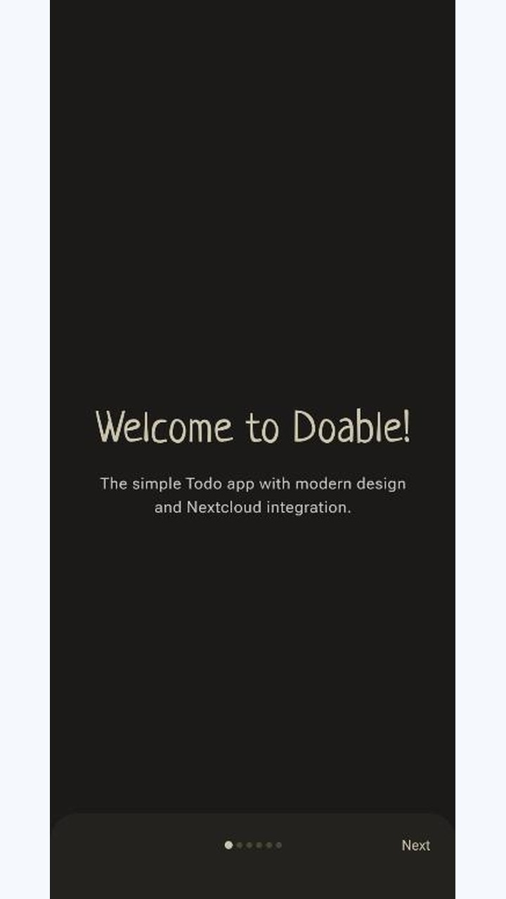 تصویر Doable: اپلیکیشن لیست کار با طراحی زیبا و یکپارچگی Nextcloud