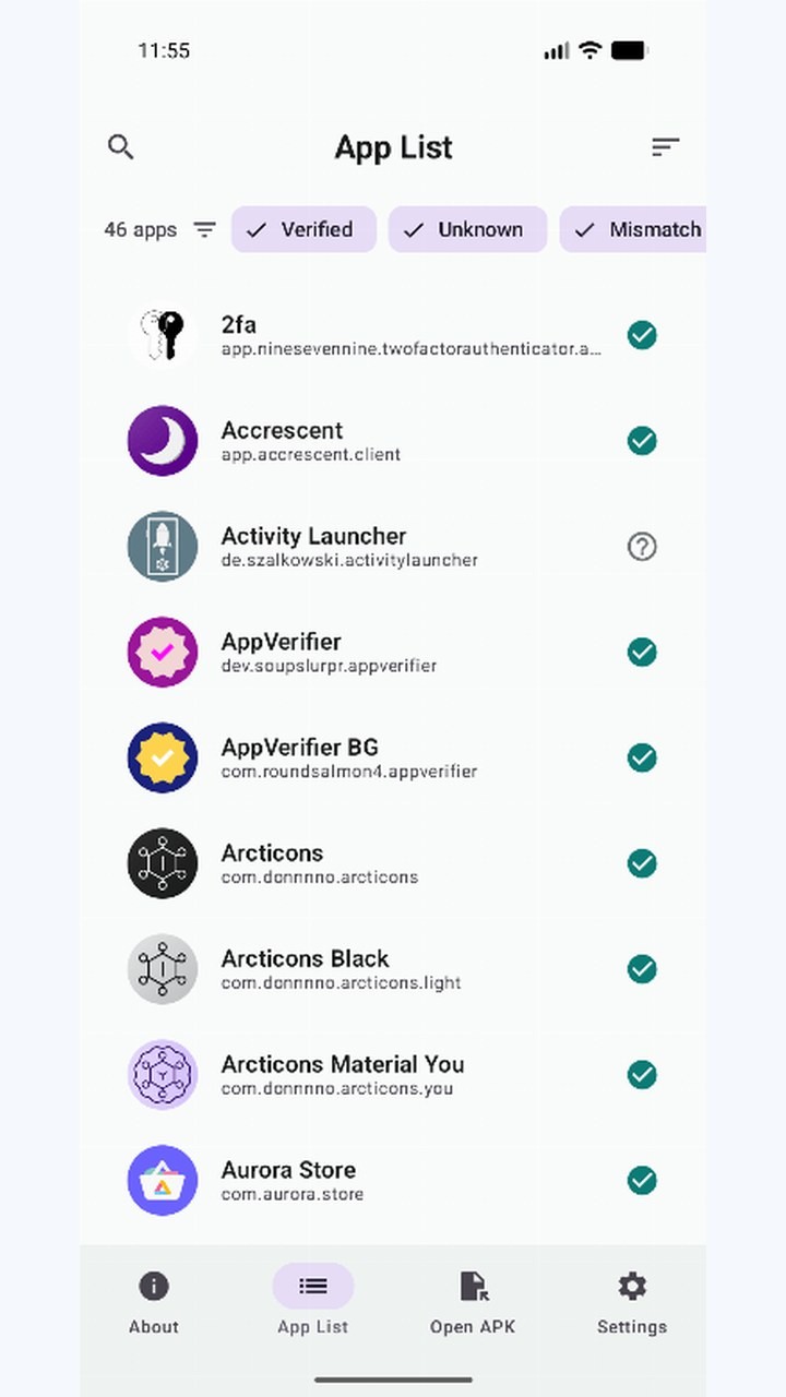 تصویر بررسی برنامه‌های تأیید شده توسط Privacy Guides