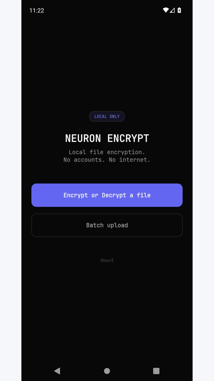 تصویر Neuron Encrypt