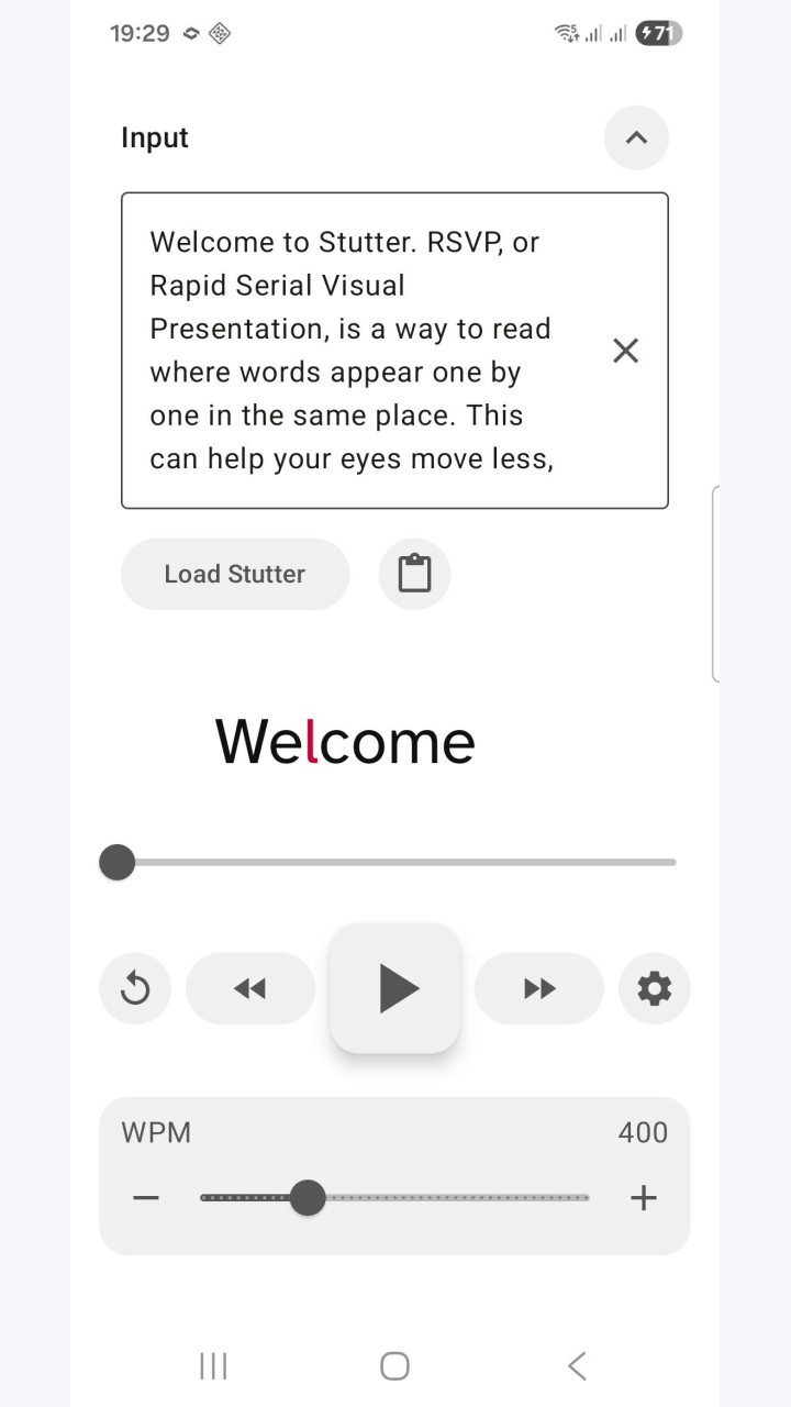 تصویر Stutter