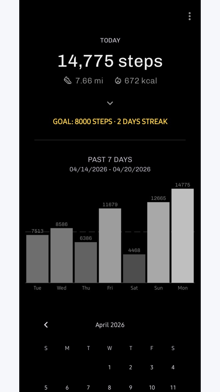 تصویر Stepsy: شمارنده قدم