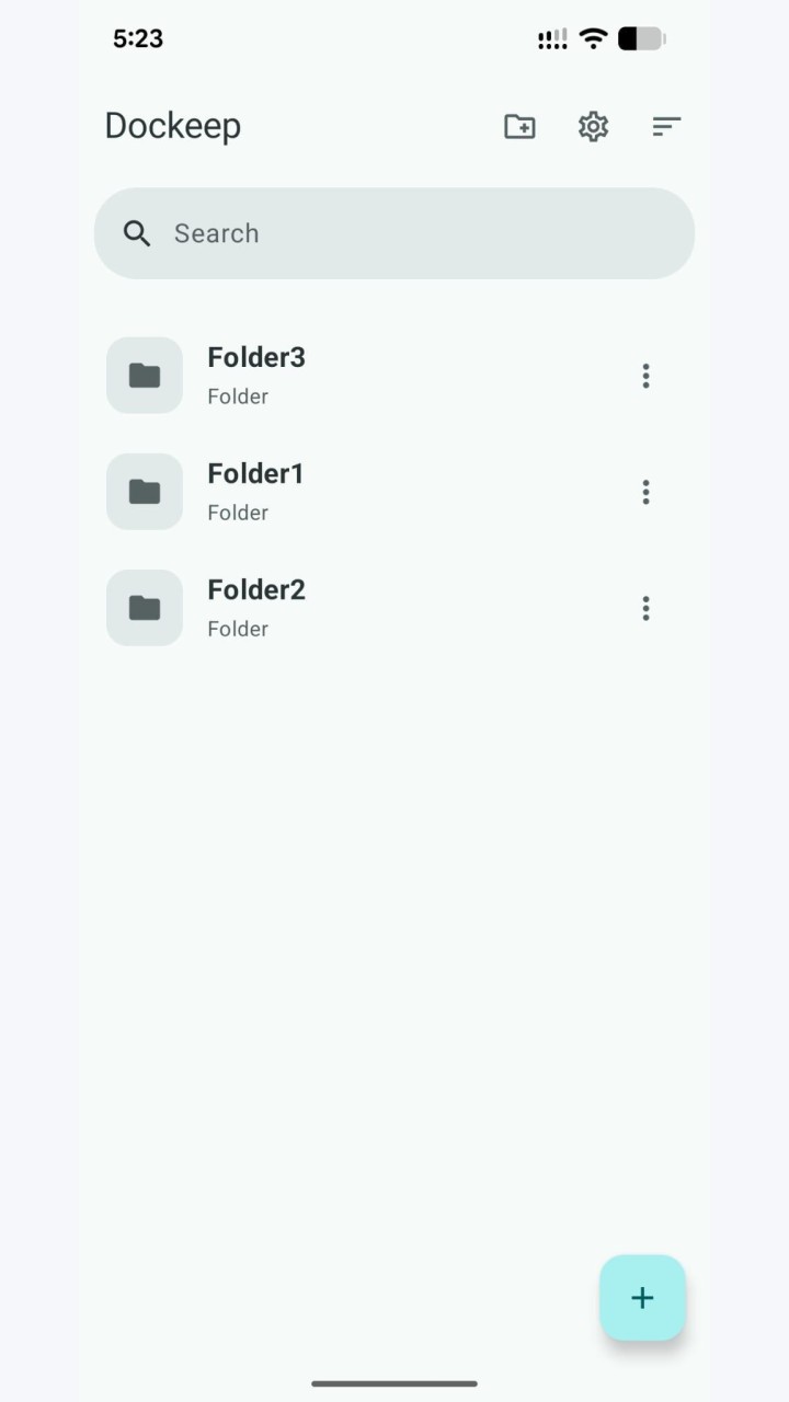 تصویر Dockeep: جیبی برای فایل‌ها
