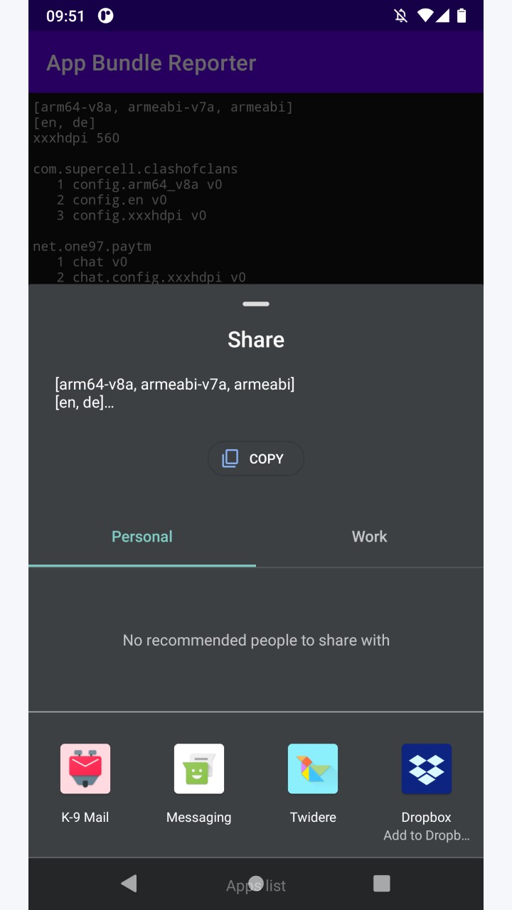 تصویر App Bundle Reporter