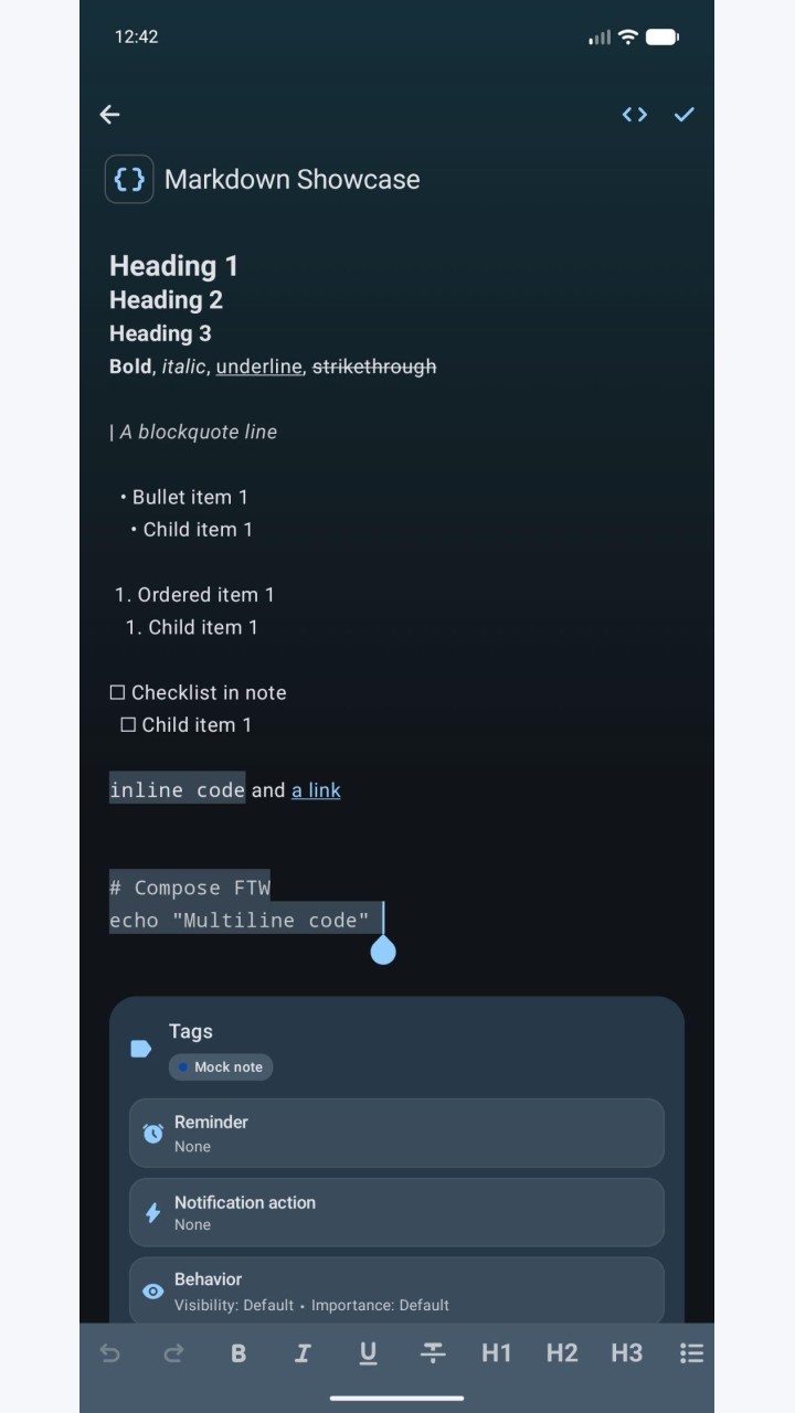 تصویر یادآوری: یادداشت‌ها و یادآورها