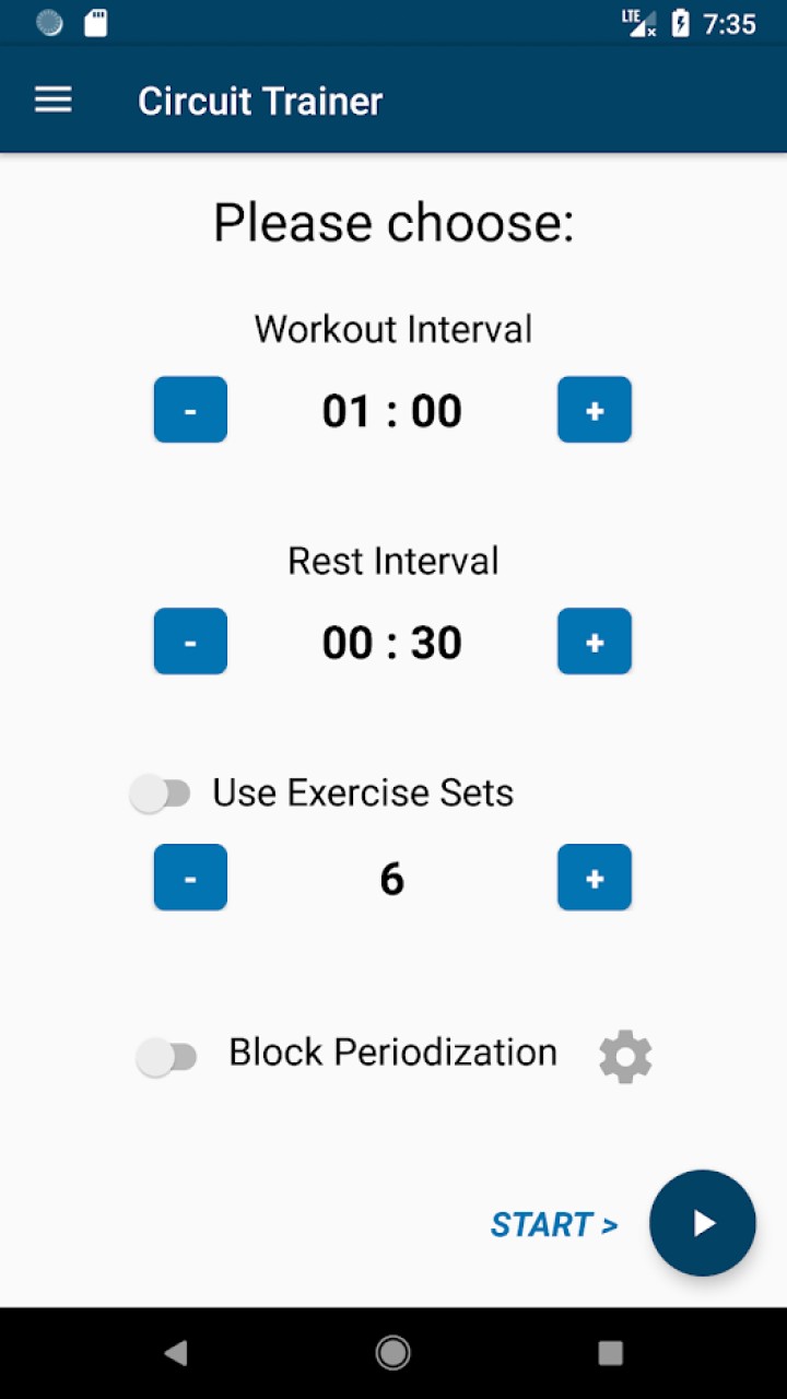 تصویر Circuit Training (PFA)