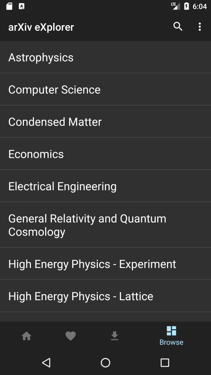 تصویر arXiv eXplorer - اپلیکیشن موبایل برای arXiv.org
