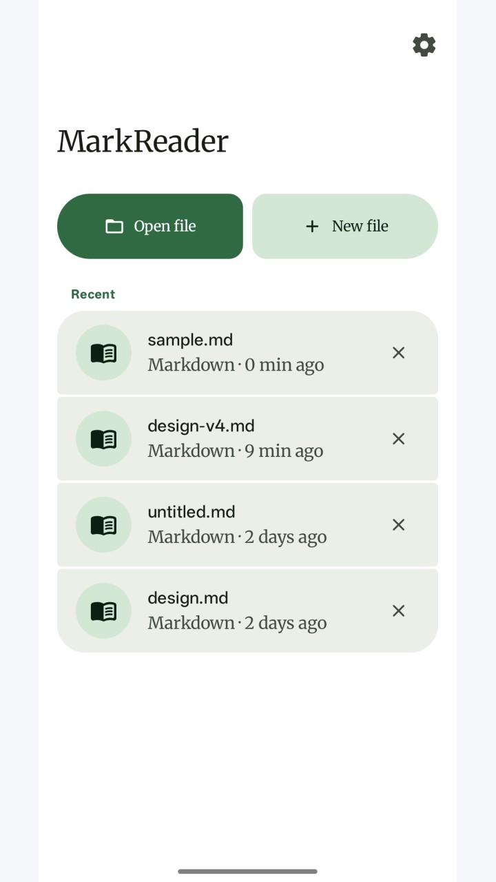 تصویر MarkReader - خواننده Markdown
