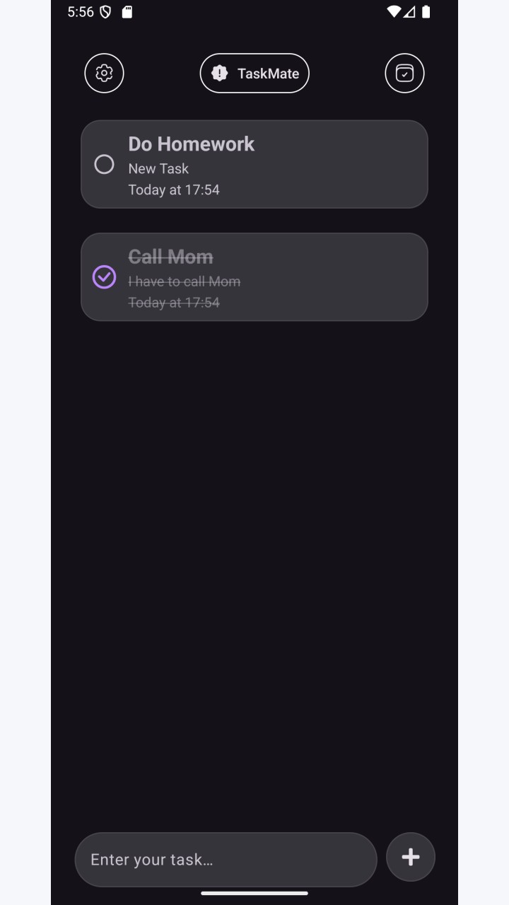 تصویر TaskMate - مدیر وظایف مینیمال و سازنده