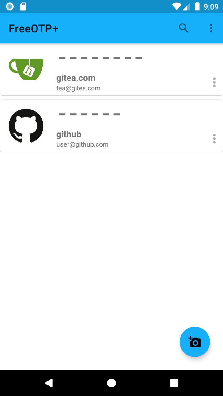 تصویر FreeOTP+