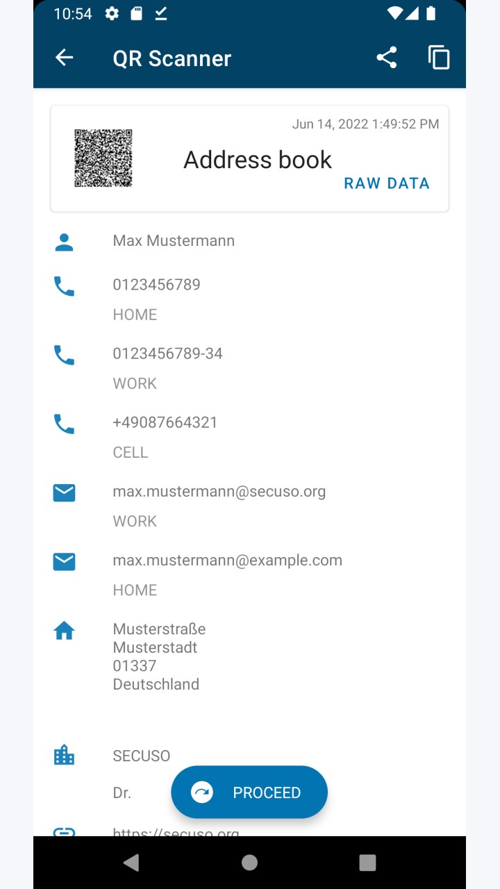 تصویر اسکنر QR (PFA)