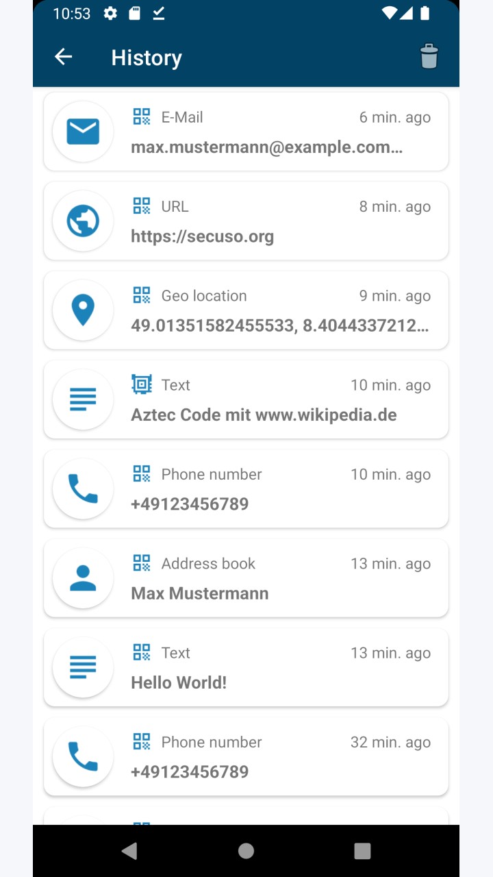 تصویر اسکنر QR (PFA)