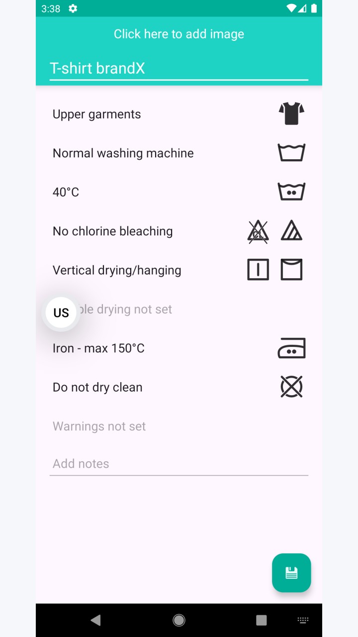 تصویر LaundryNotes