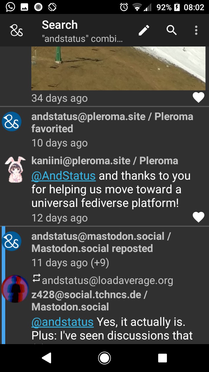 تصویر AndStatus