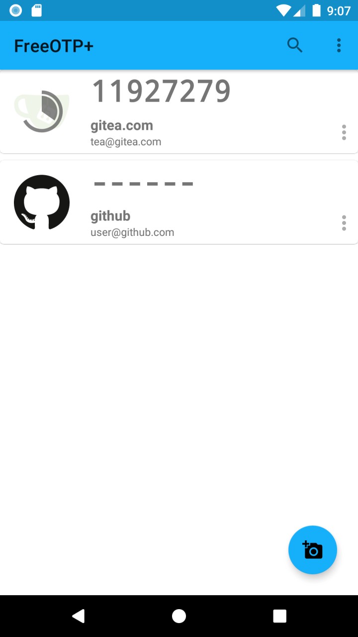 تصویر FreeOTP+