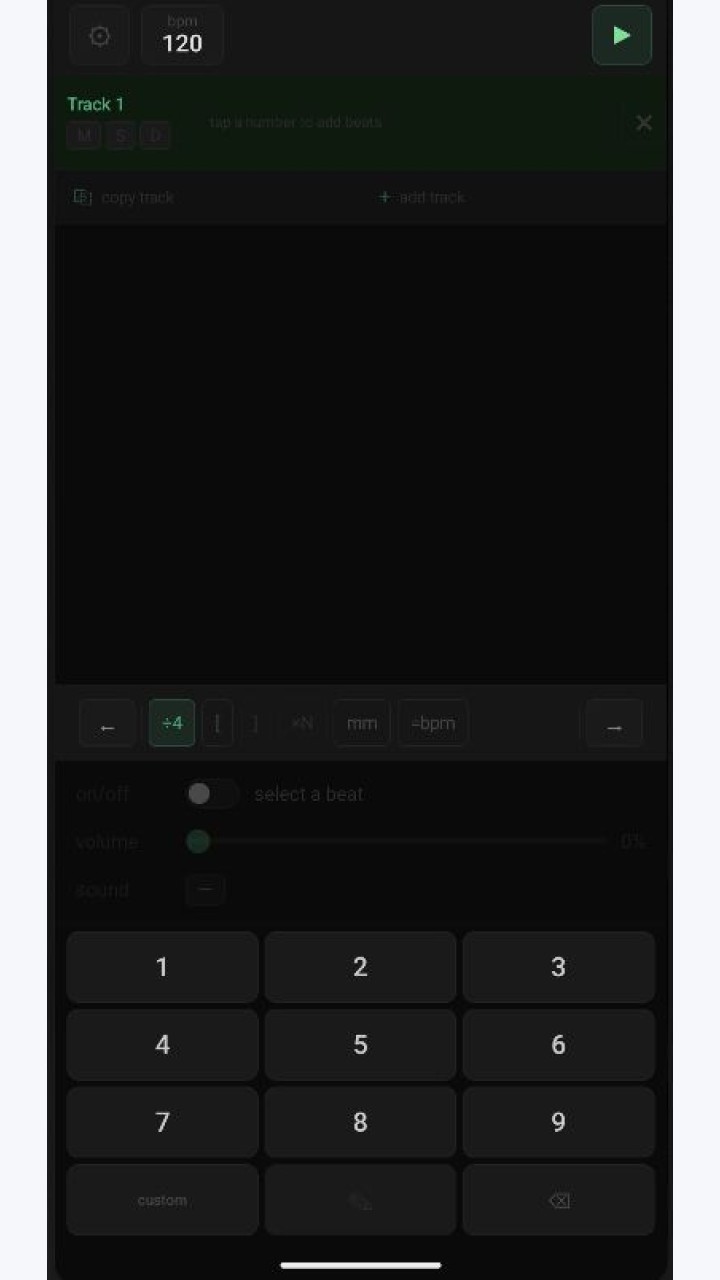 تصویر مترونوم برنامه
