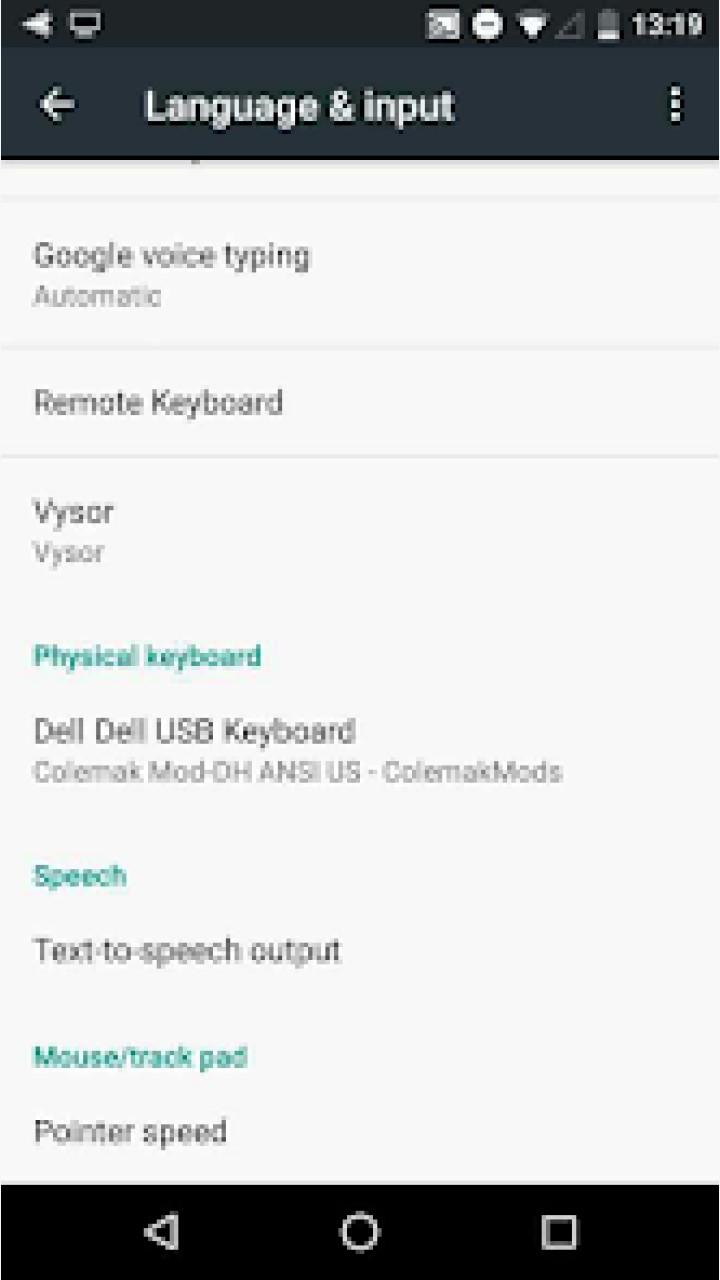تصویر کیبورد Colemak Mod-DH