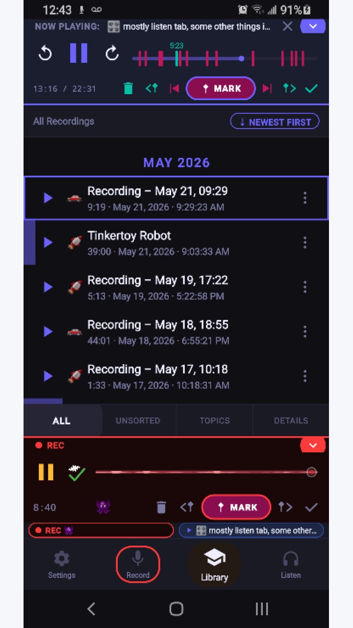 تصویر SoundTree Recorder