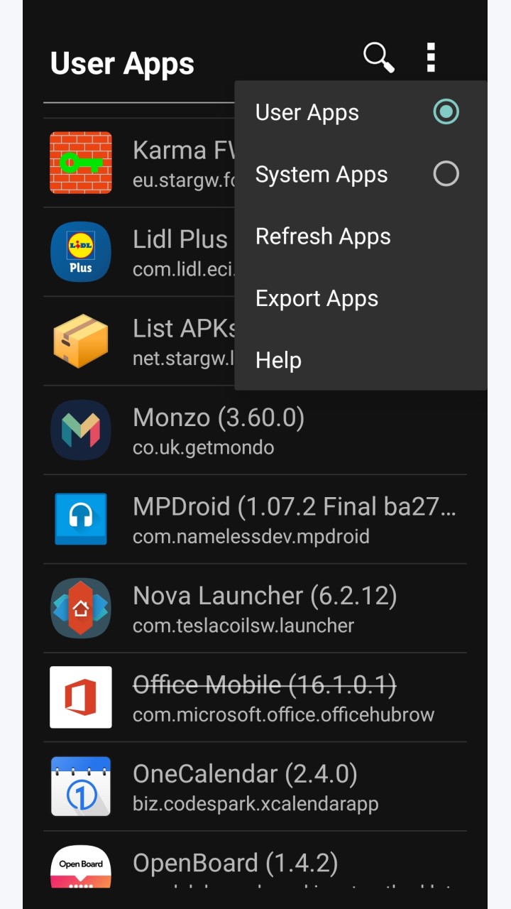 تصویر AppList