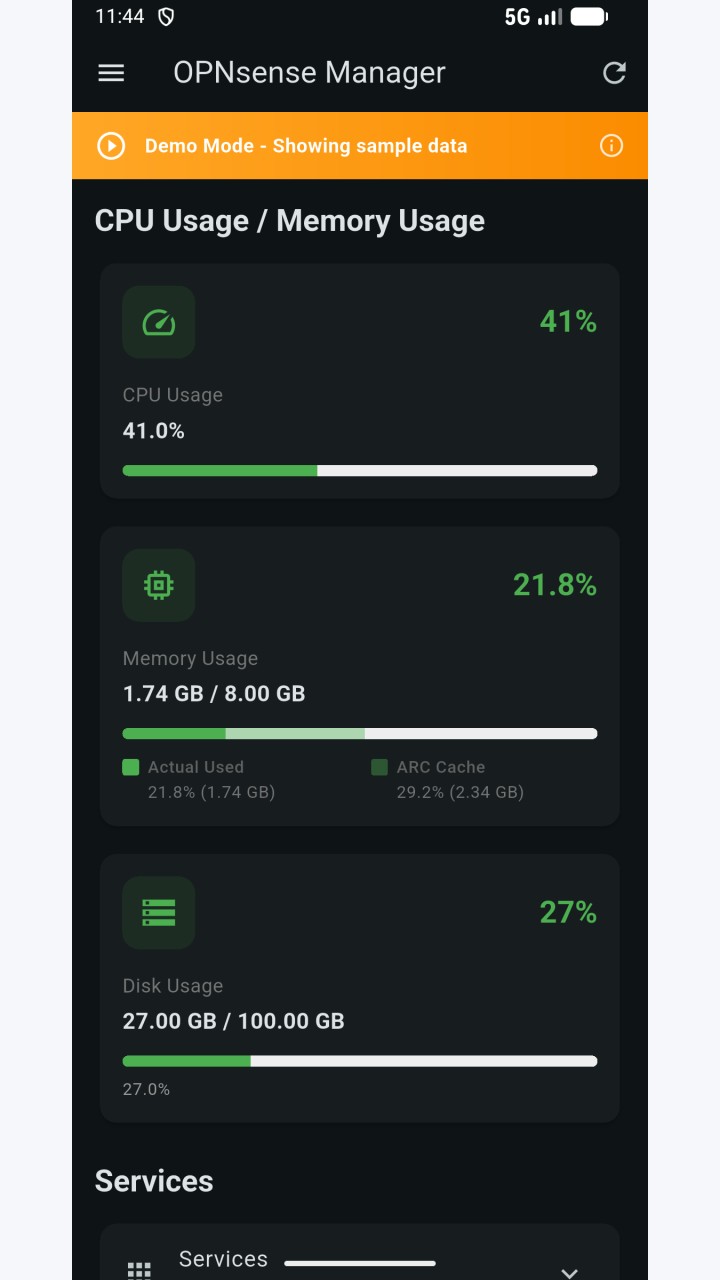 تصویر OPNsense Manager