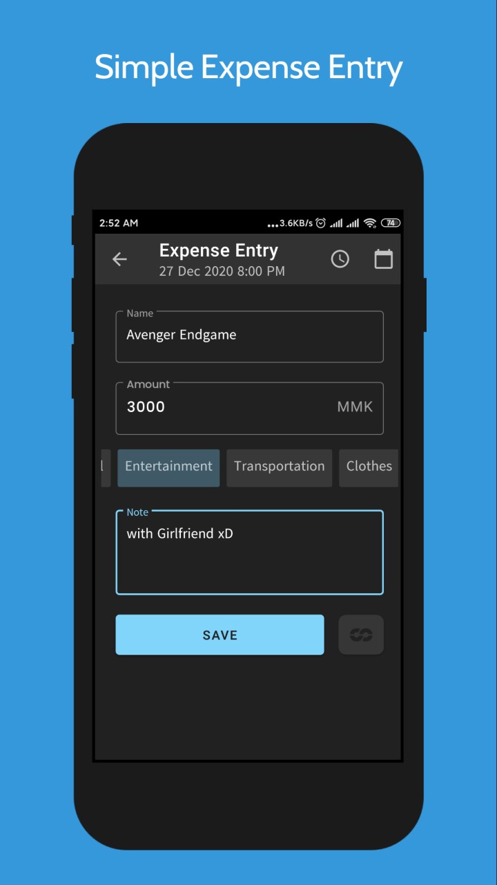 تصویر Pro Expense - ردیاب مالی روزانه