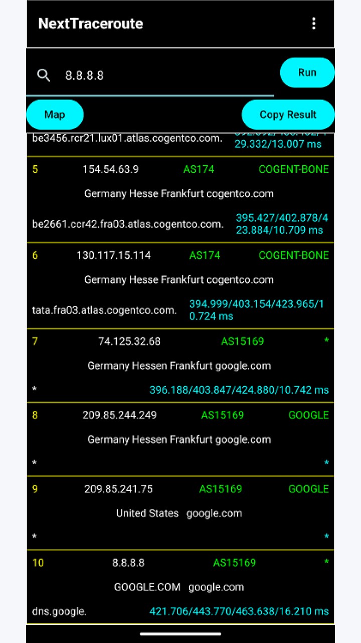 تصویر NextTraceroute
