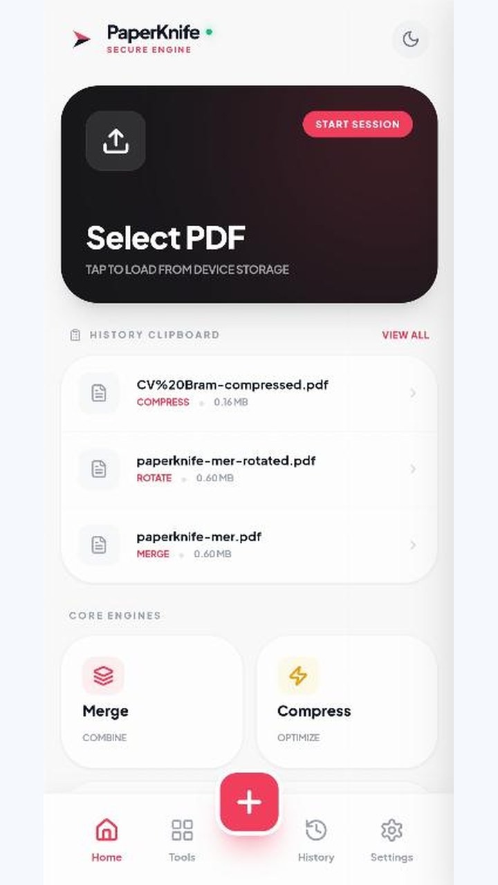 تصویر PaperKnife: ابزار PDF با اولویت حریم خصوصی
