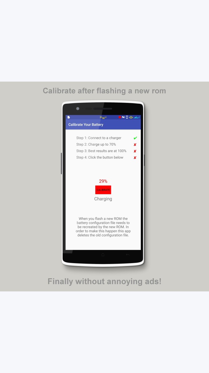 تصویر NoAd Battery Calibrator [ROOT]
