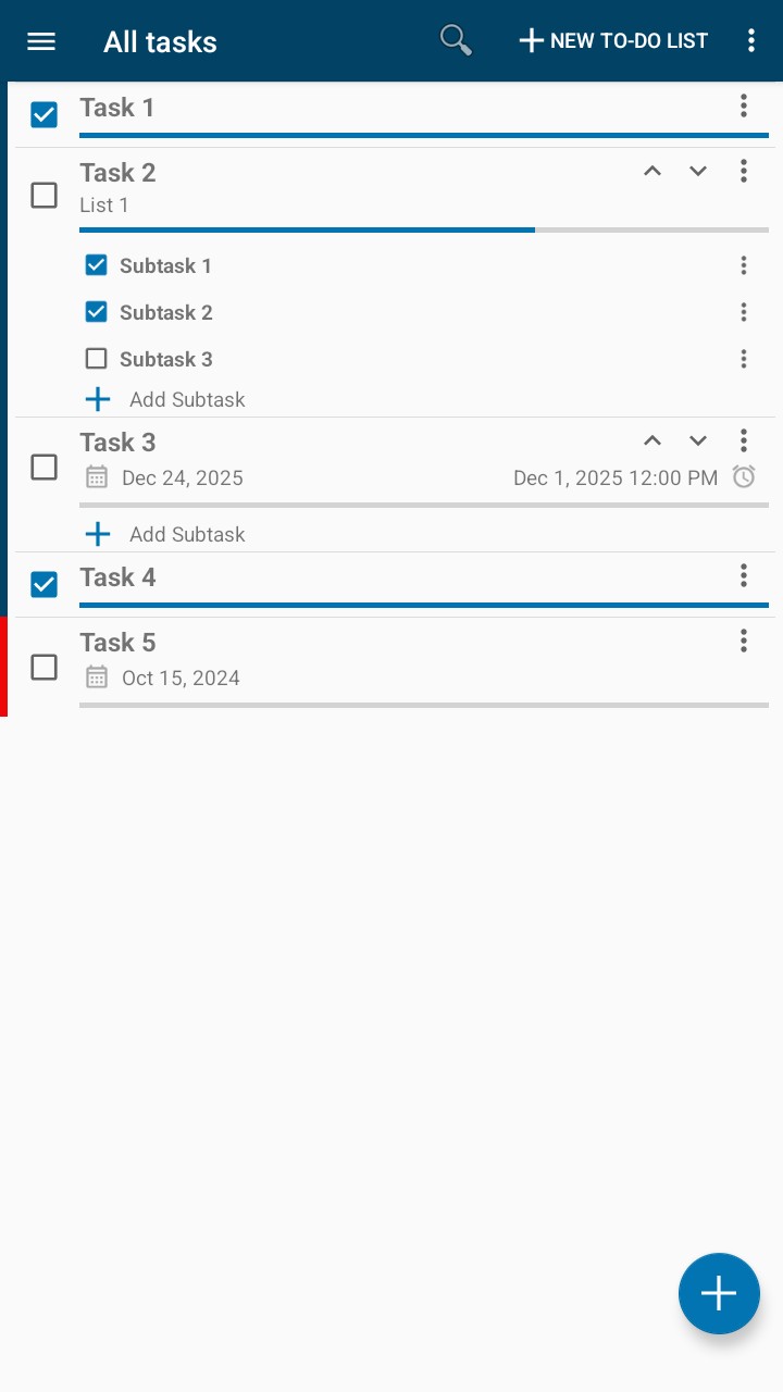 تصویر Todo List (PFA)