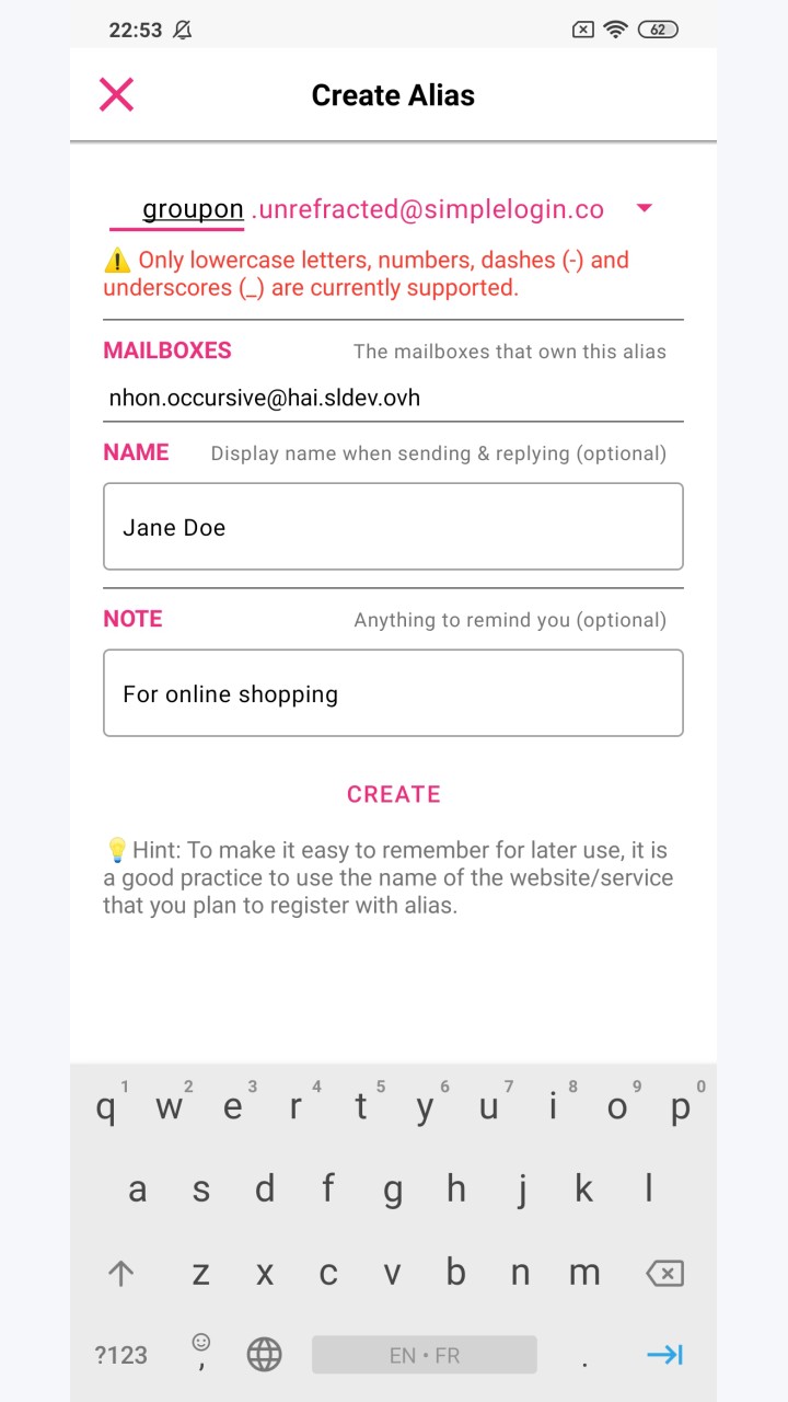 تصویر SimpleLogin | ضد اسپم