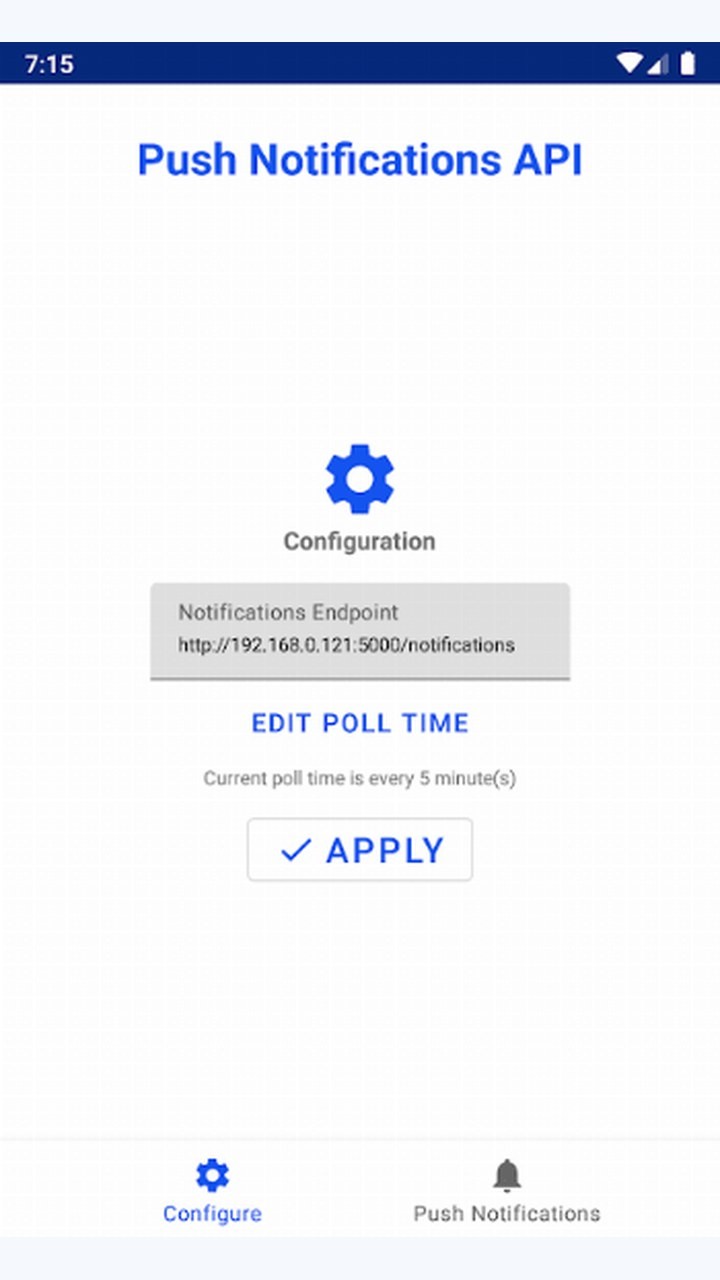 تصویر Push Notifications API