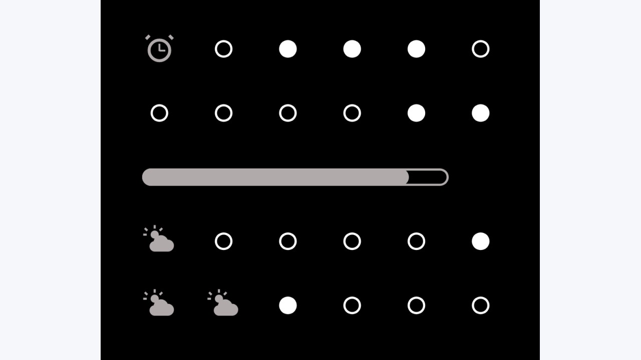 تصویر BinClockWidget