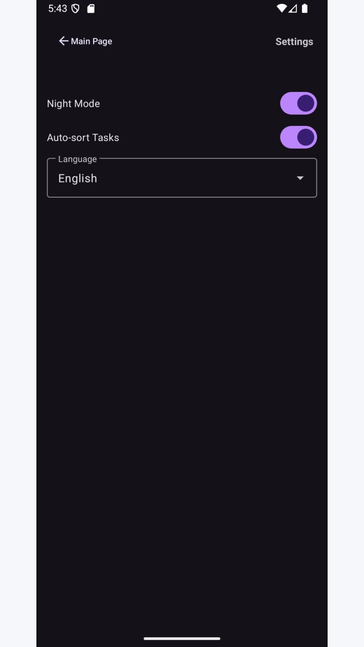 تصویر TaskMate - مدیر وظایف مینیمال و سازنده
