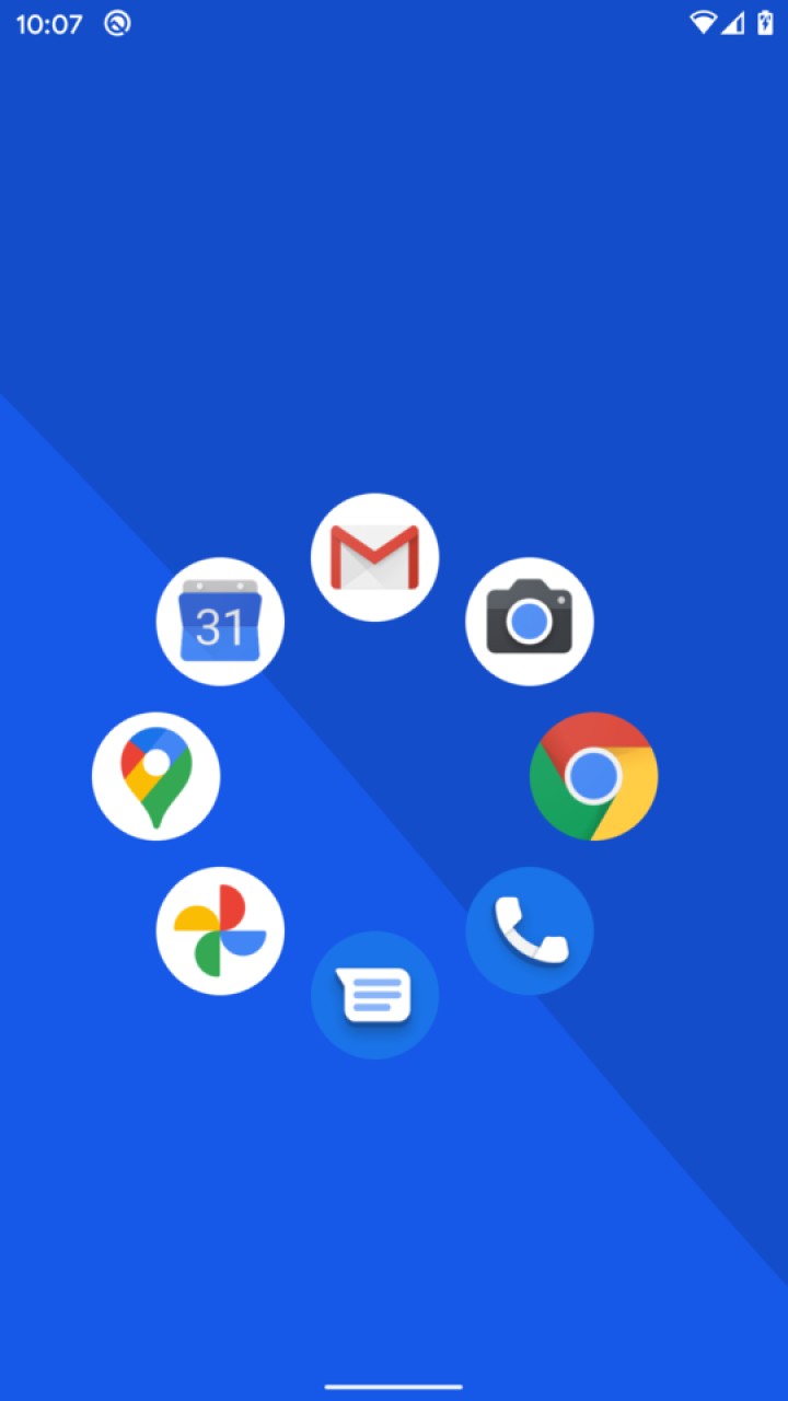 تصویر راه‌انداز کننده پای (Pie Launcher)