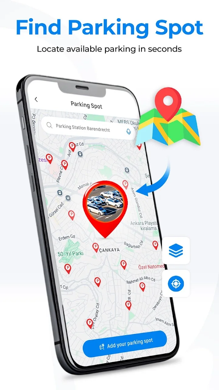 تصویر ناوبری GPS: جهت‌های نقشه