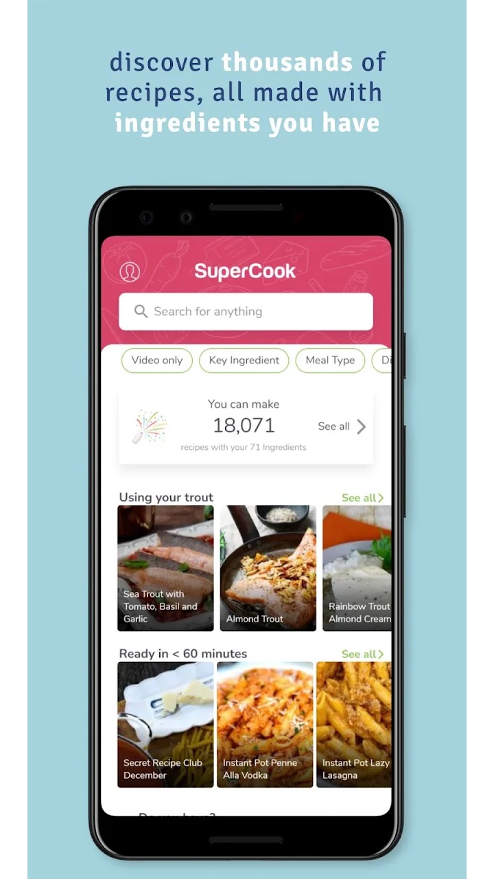 تصویر SuperCook - تولیدکننده دستور پخت