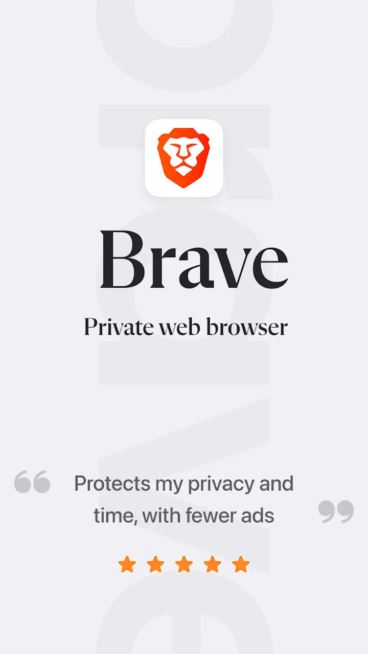 تصویر مرورگر وب خصوصی Brave، VPN