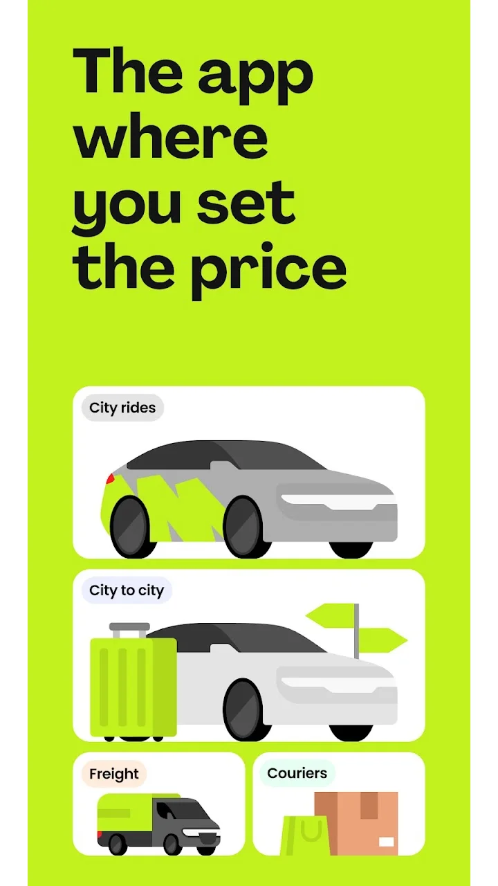 تصویر inDrive. Rides with fair fares