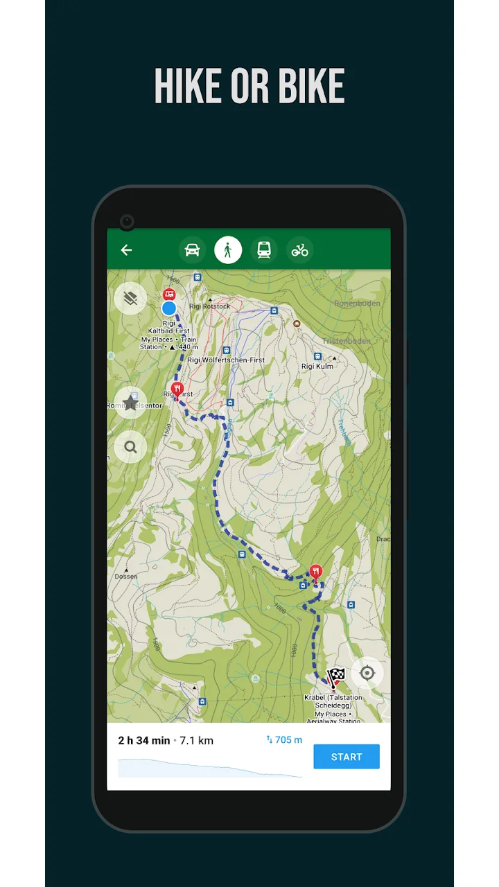 تصویر نقشه‌های ارگانیک・نقشه آفلاین و GPS