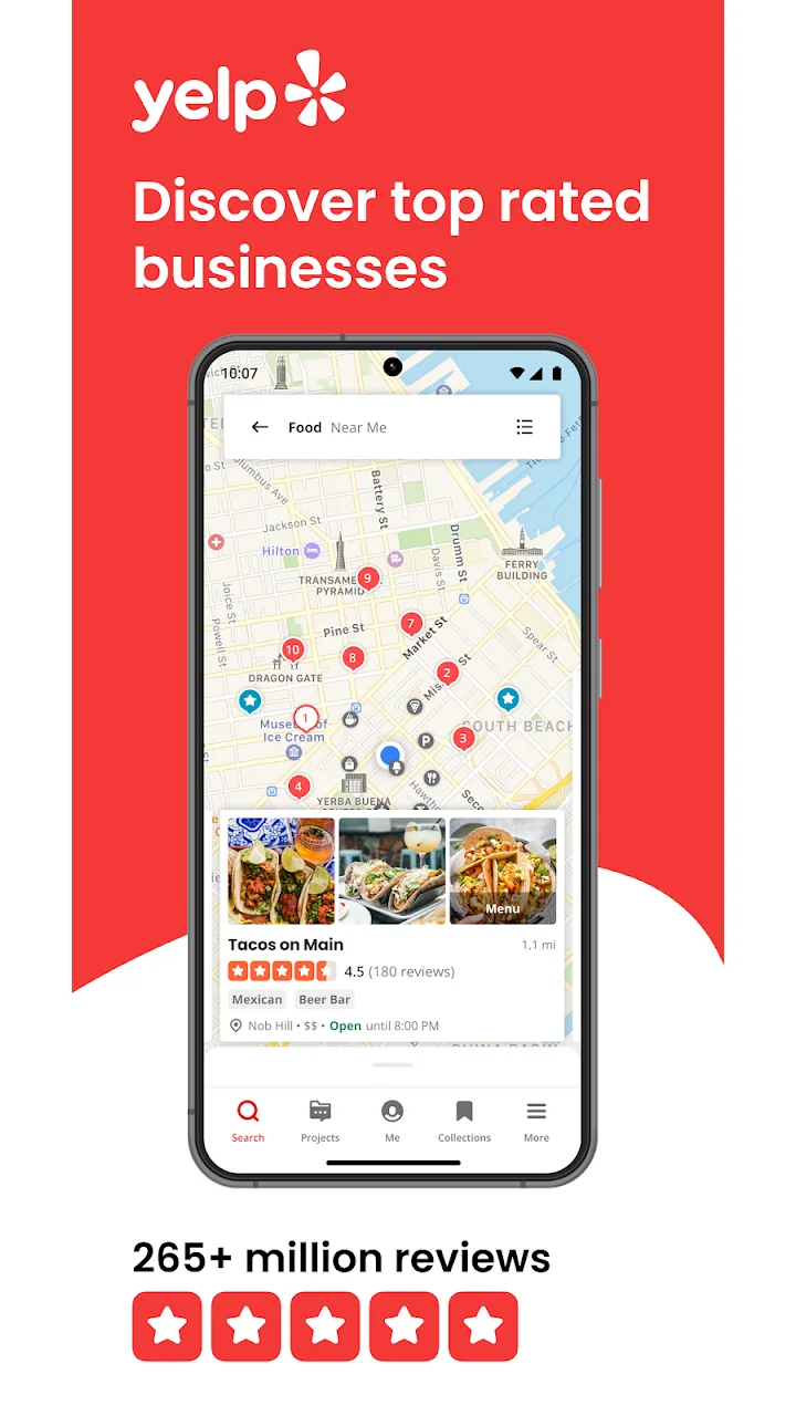تصویر Yelp: غذا، تحویل و نظرات