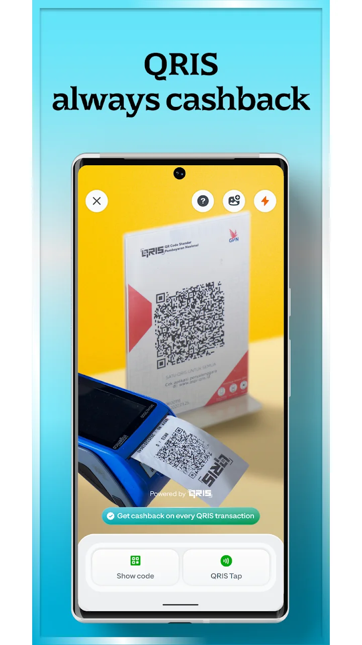 تصویر GoPay: انتقال، پرداخت، QRIS