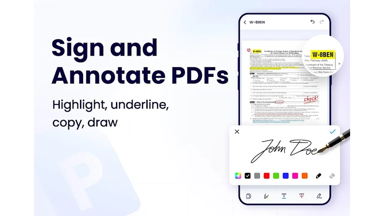 تصویر خواننده PDF - مشاهده کننده PDF