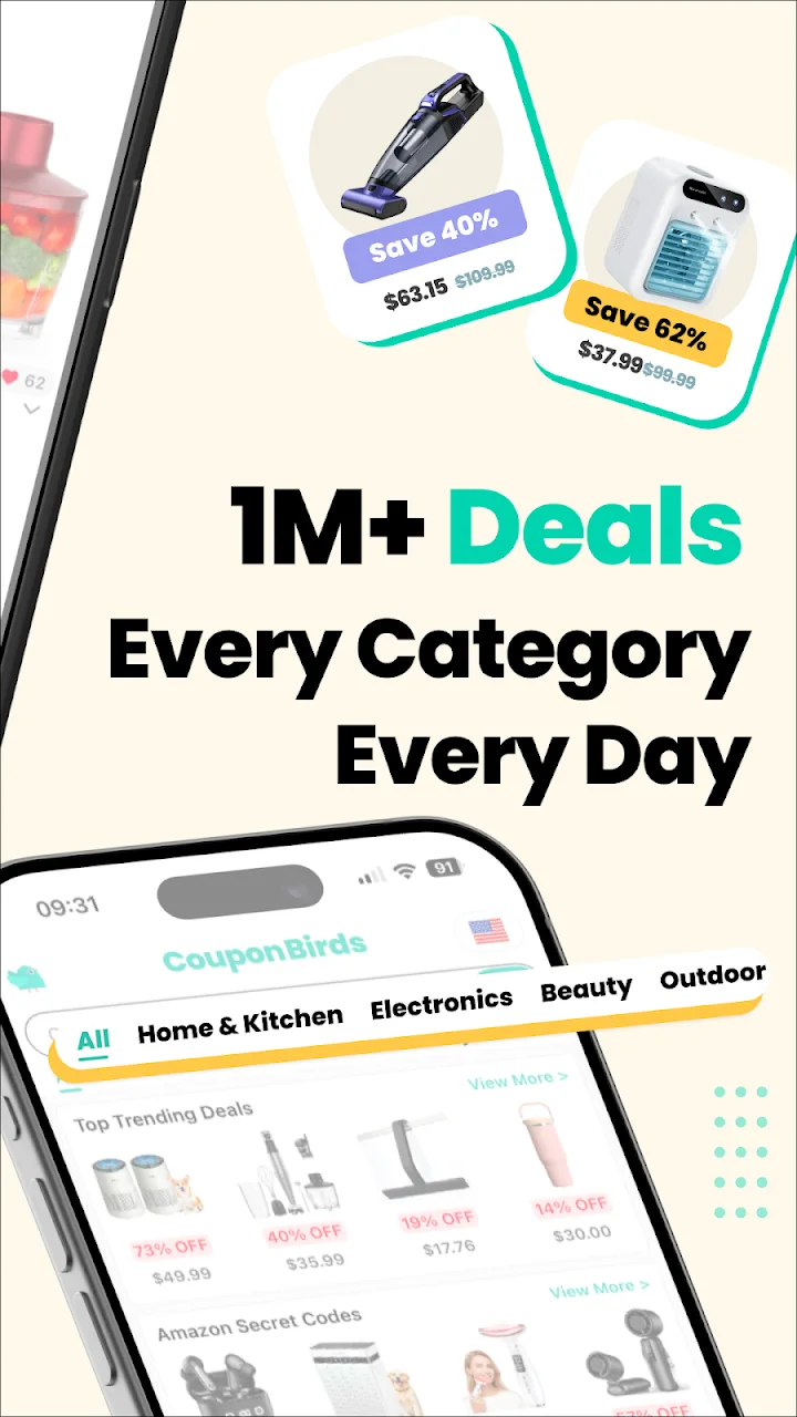 تصویر CouponBirds: تخفیف‌ها و کوپن‌ها