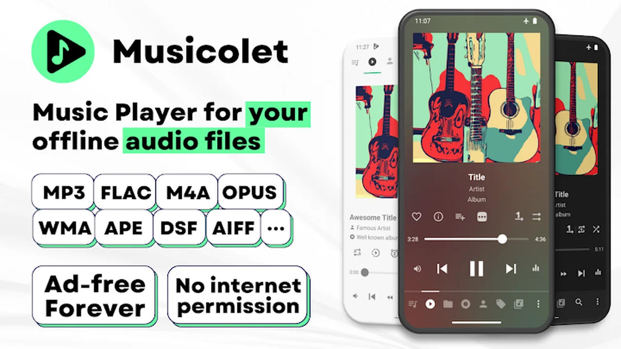 تصویر پلی‌لیست موسیقی Musicolet
