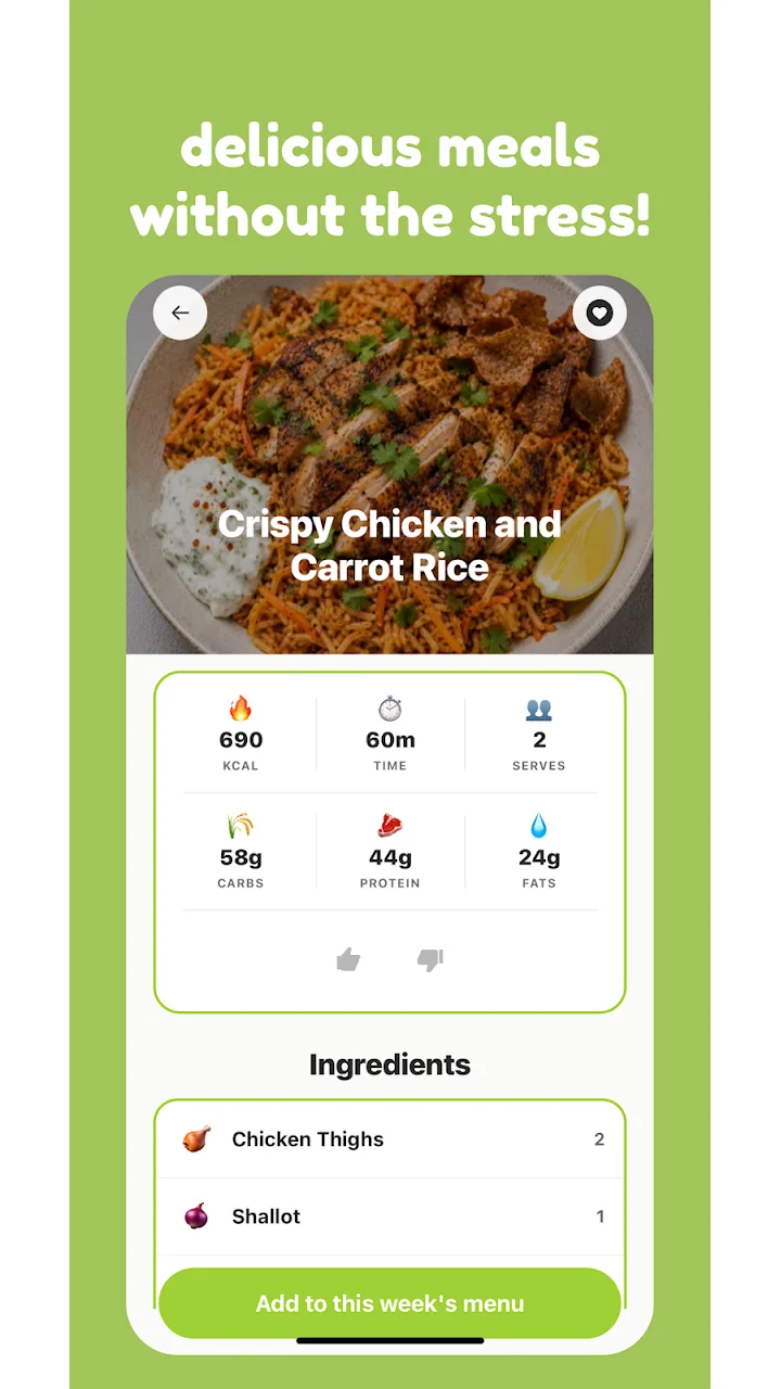 تصویر mise - برنامه‌ریز غذا