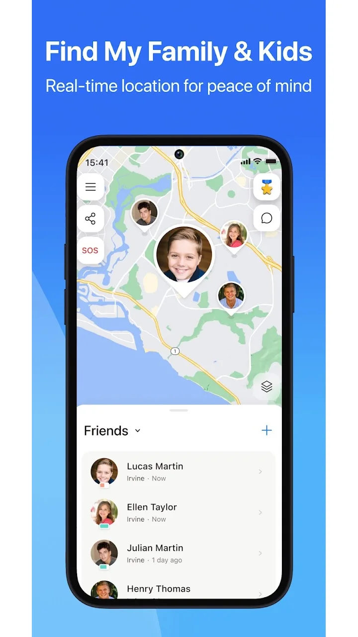 تصویر iSharing: ردیاب موقعیت GPS