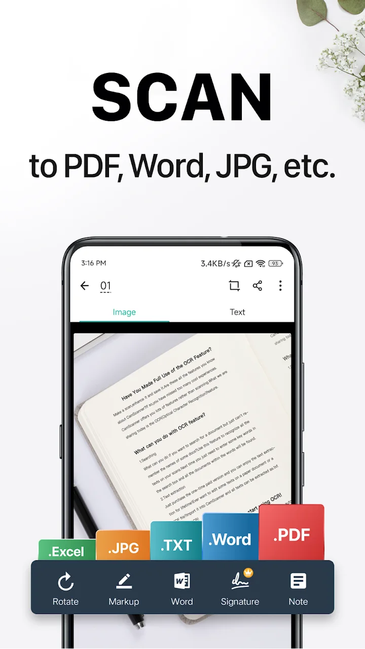 تصویر CamScanner- اسکنر، سازنده PDF