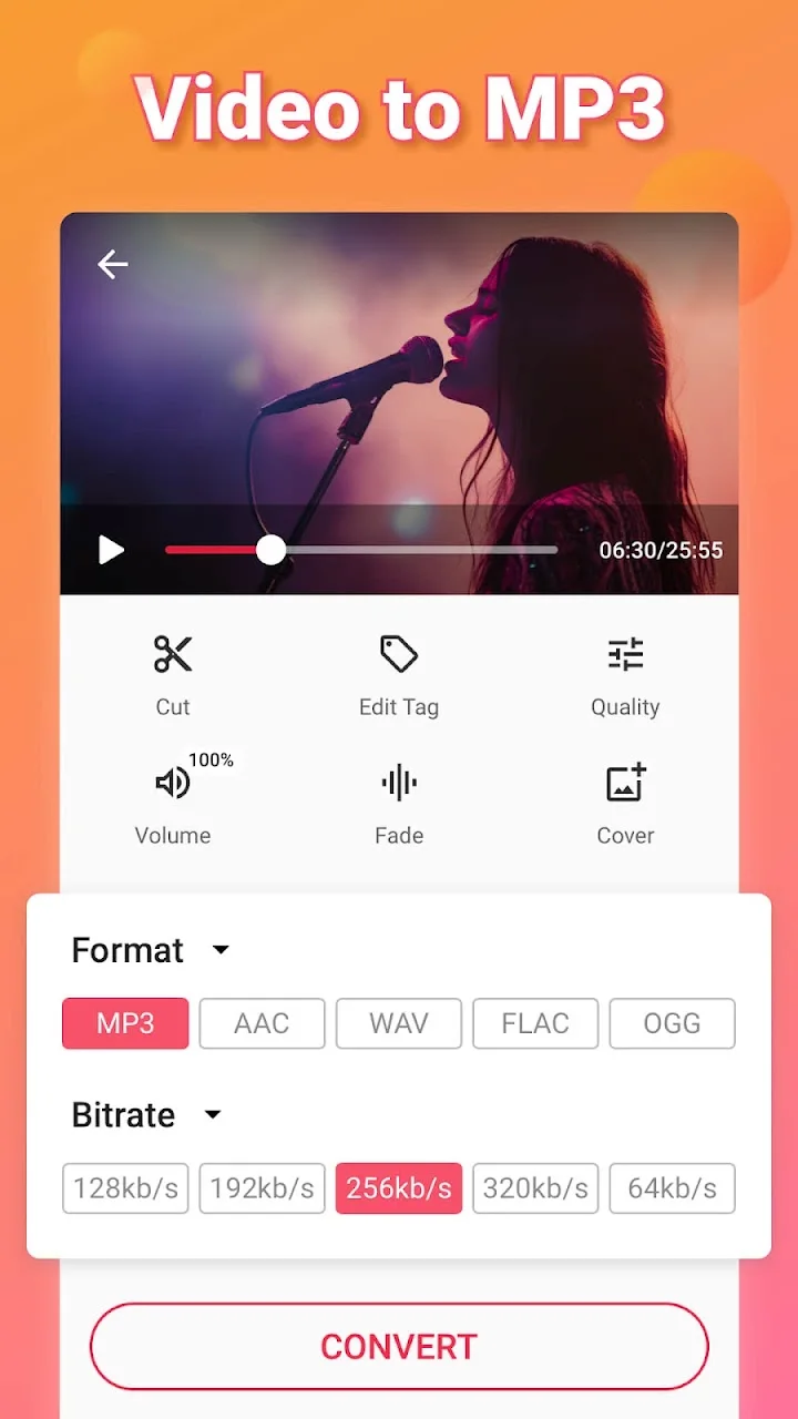 تصویر ویدئو به mp3 - ویدئو به صدا