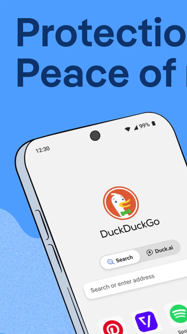 تصویر DuckDuckGo، اختیاری Duck.ai