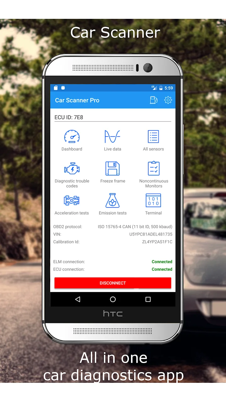 تصویر اسکنر خودرو ELM OBD2
